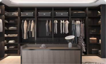 Luxurious Walk-In Closet 