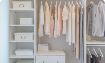 Elegant Walk-In Closet