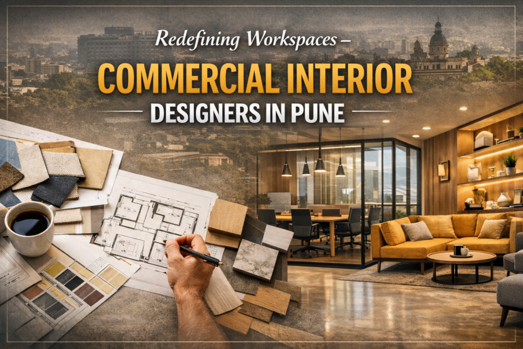 Redefining Workspaces – Commercial Interior Designers in Pune You Can Trust