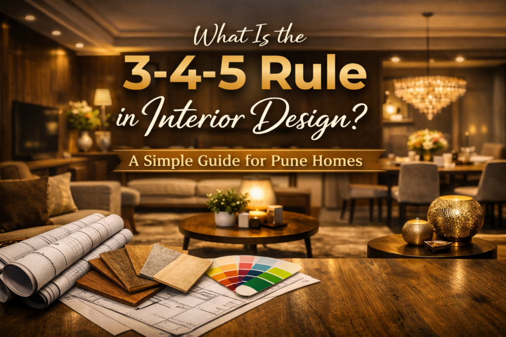 What Is the 3-4-5 Rule in Interior Design? A Simple Guide for Pune Homes