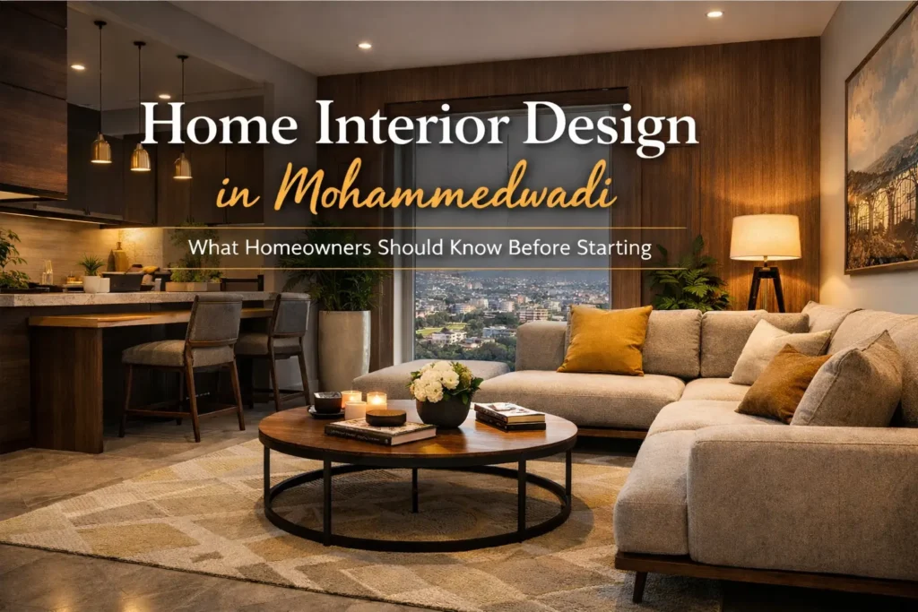 Home Interior Design in Mohammedwadi: What Homeowners Should Know Before Starting