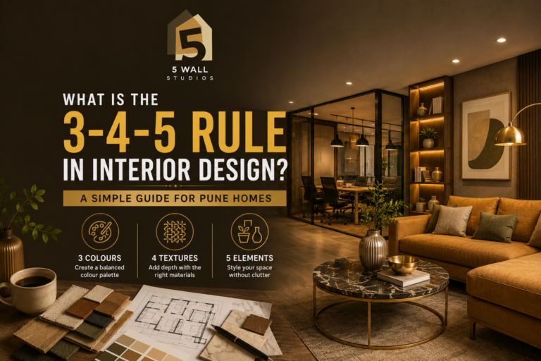 3-4-5 Rule in interior design